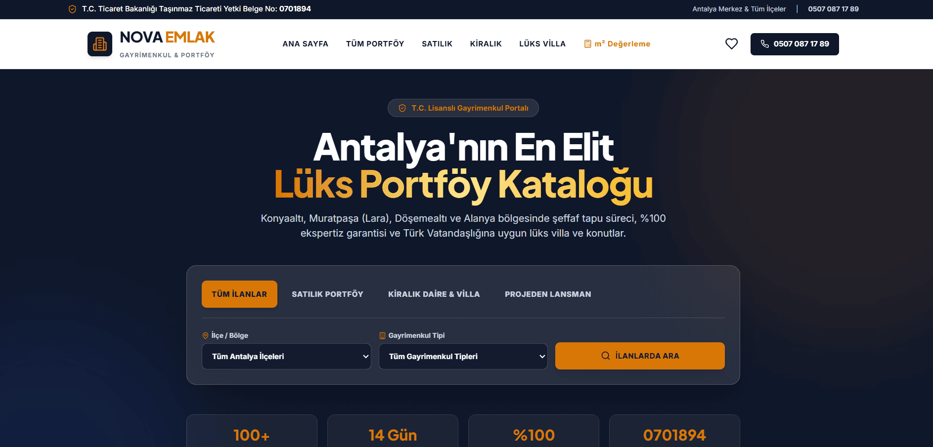 Nova Emlak & Gayrimenkul Portalı
