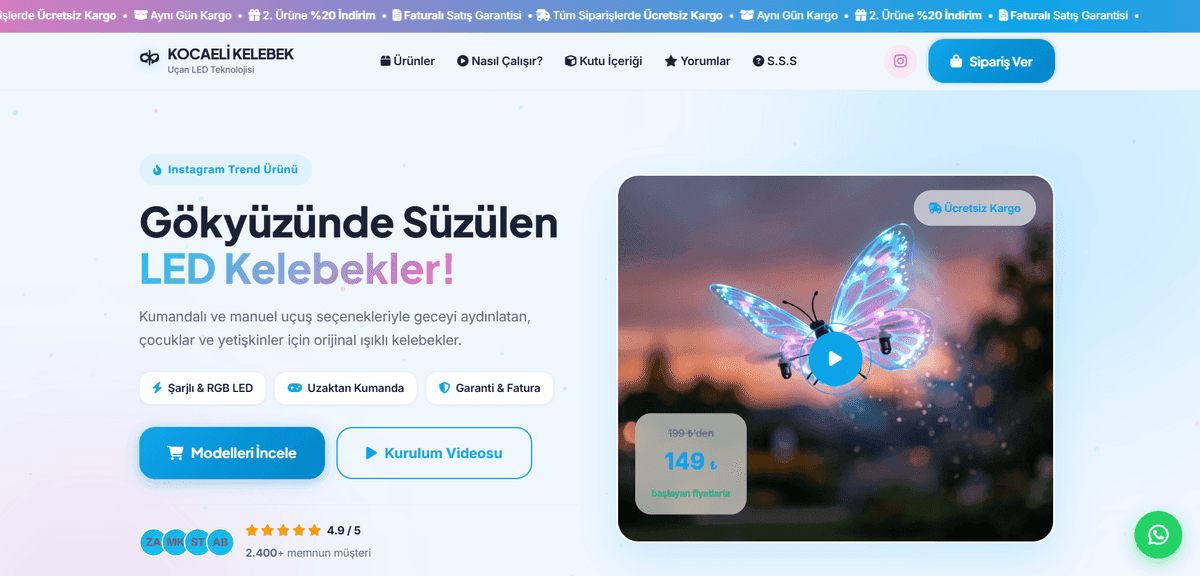 Kocaeli Kelebek Mobilya